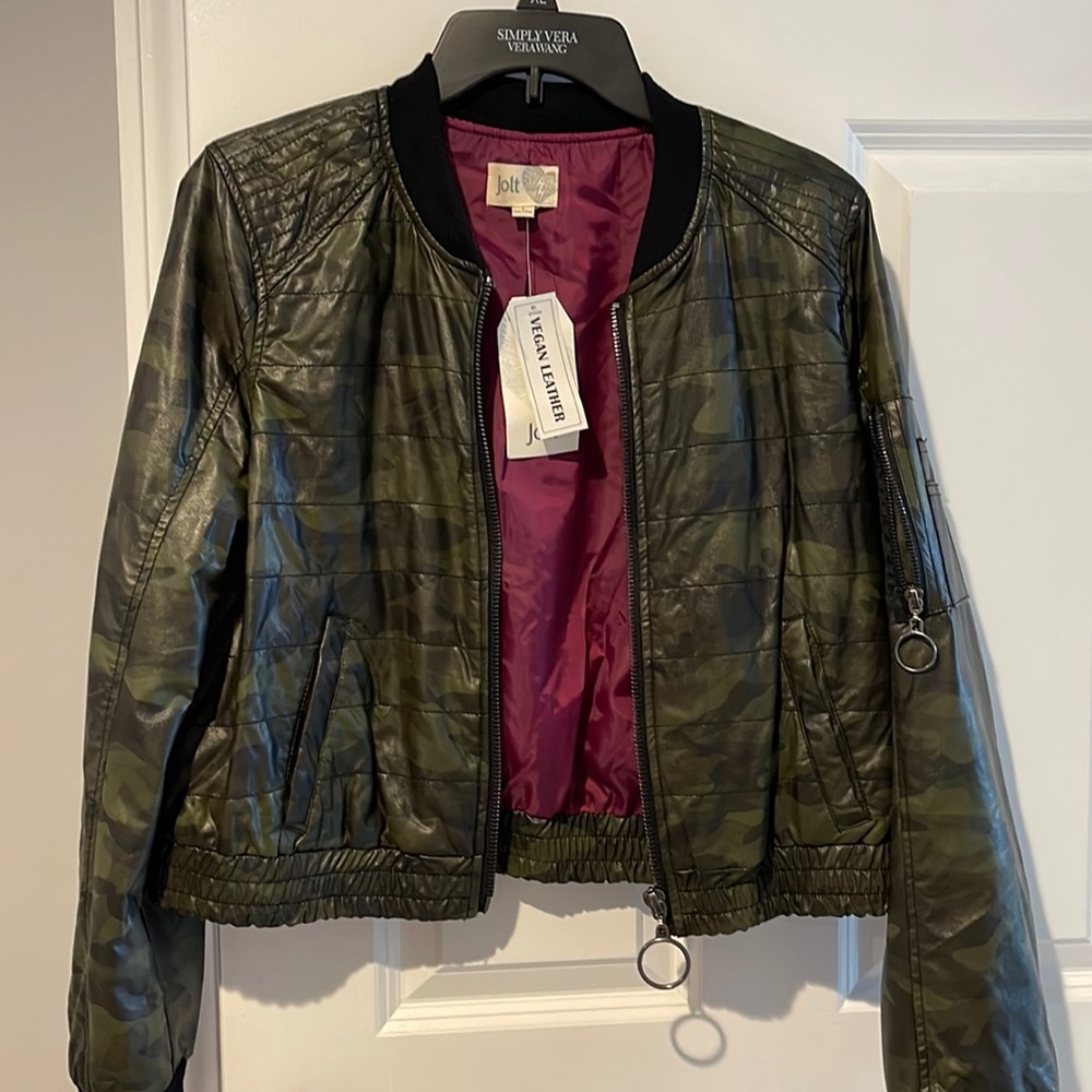 Vegan leather jacket